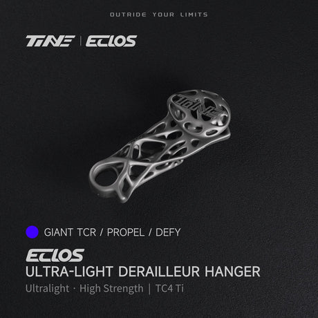 TiNE Eclos Patilla de Cambio de Titanio, versión Giant TCR / Propel / Defy