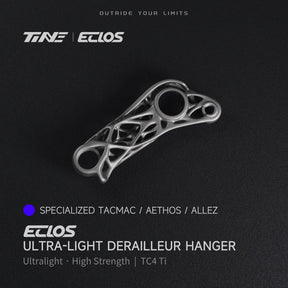 TiNE Eclos Patilla de Cambio de Titanio, versión Specialized Tarmac / Aethos / Allez