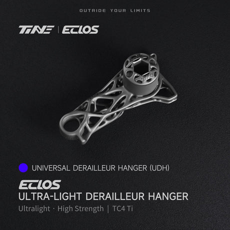 TiNE Eclos Patilla de Cambio de Titanio, versión Universal (SRAM UDH)