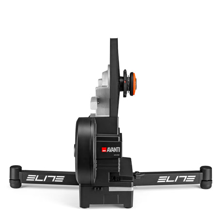 Rodillo Elite Avanti con Zwift Cog and Click, vista lateral