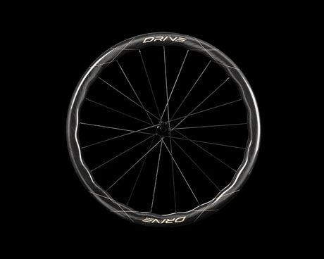 Ruedas EliteWheels Helix 46D SS Fusión de oro, rueda trasera en vista lateral