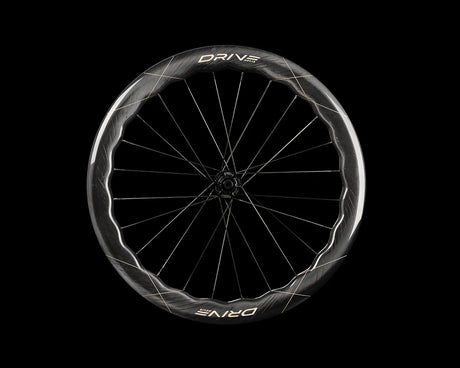 Ruedas EliteWheels Helix 57D SS Fusión de oro, rueda trasera en vista lateral
