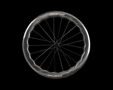 Ruedas EliteWheels Helix 68D SS Fusión de oro, rueda delantera en vista lateral
