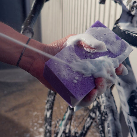 Cuidado de la Bicicleta Esponja Microcell, detalle