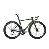 Evolve Artista Cima Dura-Ace Di2 Emerge bike, side view with large logo