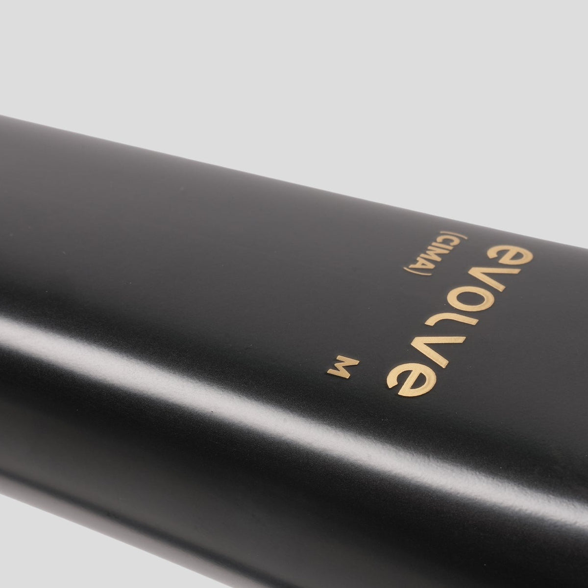 Evolve Artista Cima Dura-Ace Di2 Matte Black bike, frame, paint detail
