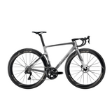 Evolve Artista Cima Dura-Ace Di2 Mist bike, side view with large logo
