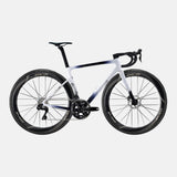 Evolve Artista Cima Dura-Ace Di2 Navy White bike, side view