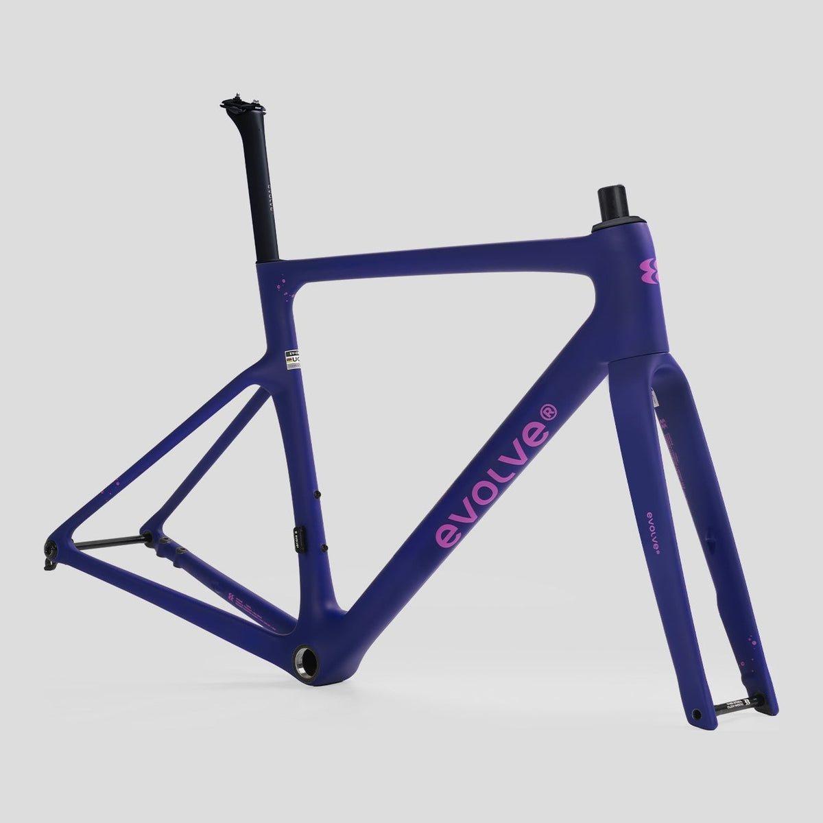 Evolve Artista Cima Dura-Ace Di2 Speed - Adrift bike, frame, three-quarter view