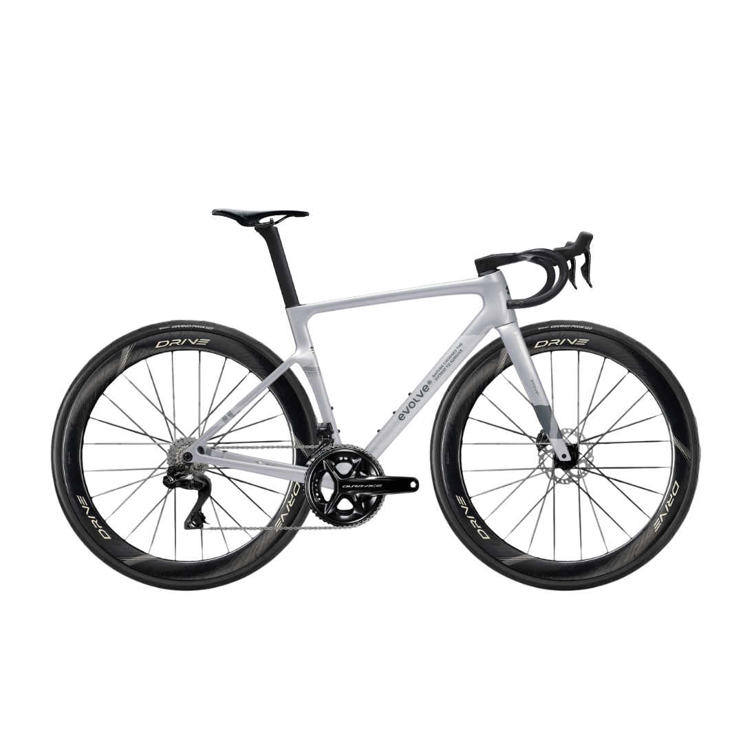 Evolve Artista Cima Dura-Ace Di2 Streams bike, side view