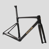 Vélo Evolve Artista Cima Force AXS Matte Black, cadre, vue de trois quarts