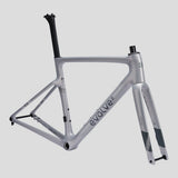 Bicicleta Evolve Artista Cima Red AXS Streams, cuadro, vista tres cuartos