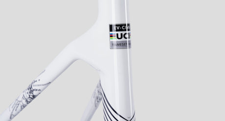 Cuadro Evolve CIMA Artist Navy White detalle de la pintura
