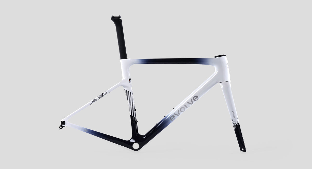 Rahmen Evolve CIMA Artist Navy White, Seitenansicht