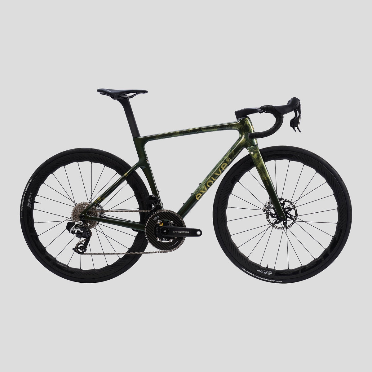 Vélo Evolve Artista Cima Ultegra Di2 Emerge, montage de référence Evolve avec un autre groupe