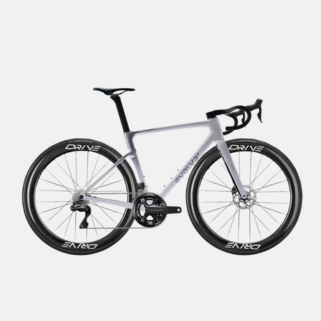 Rennrad Evolve Artista Cima Ultegra Di2 Special Edition - Billow, Seitenansicht mit großem Logo