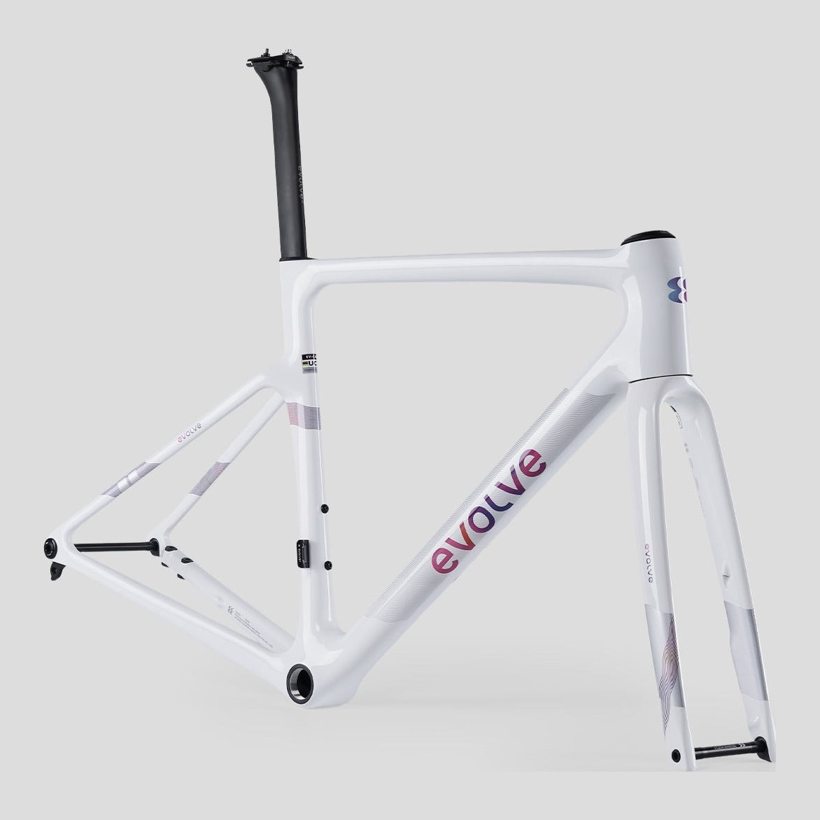 Vélo Evolve Artista Cima Ultegra Di2 Team Edition, cadre, vue de trois quarts