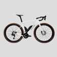 Evolve Cima GR White gravel bike, side view