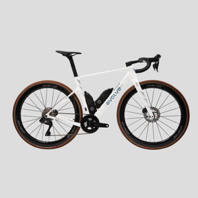 Evolve Cima GR White gravel bike, side view