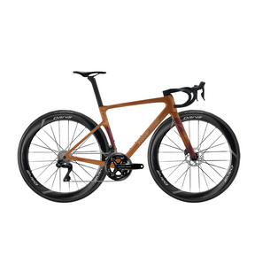 Bicicleta completa carbono evolve dura ace naranja