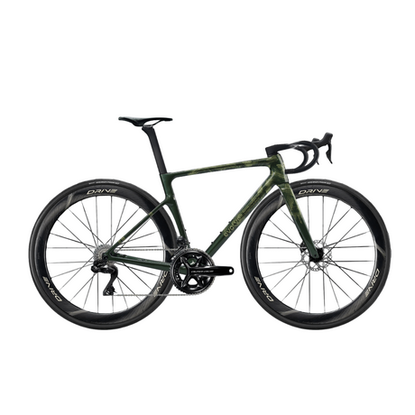 Bicicleta completa carbono evolve dura ace verde