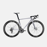 Bicicleta completa carbono evolve sram force plateada