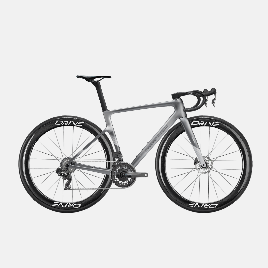 Bicicleta completa carbono evolve sram force gris
