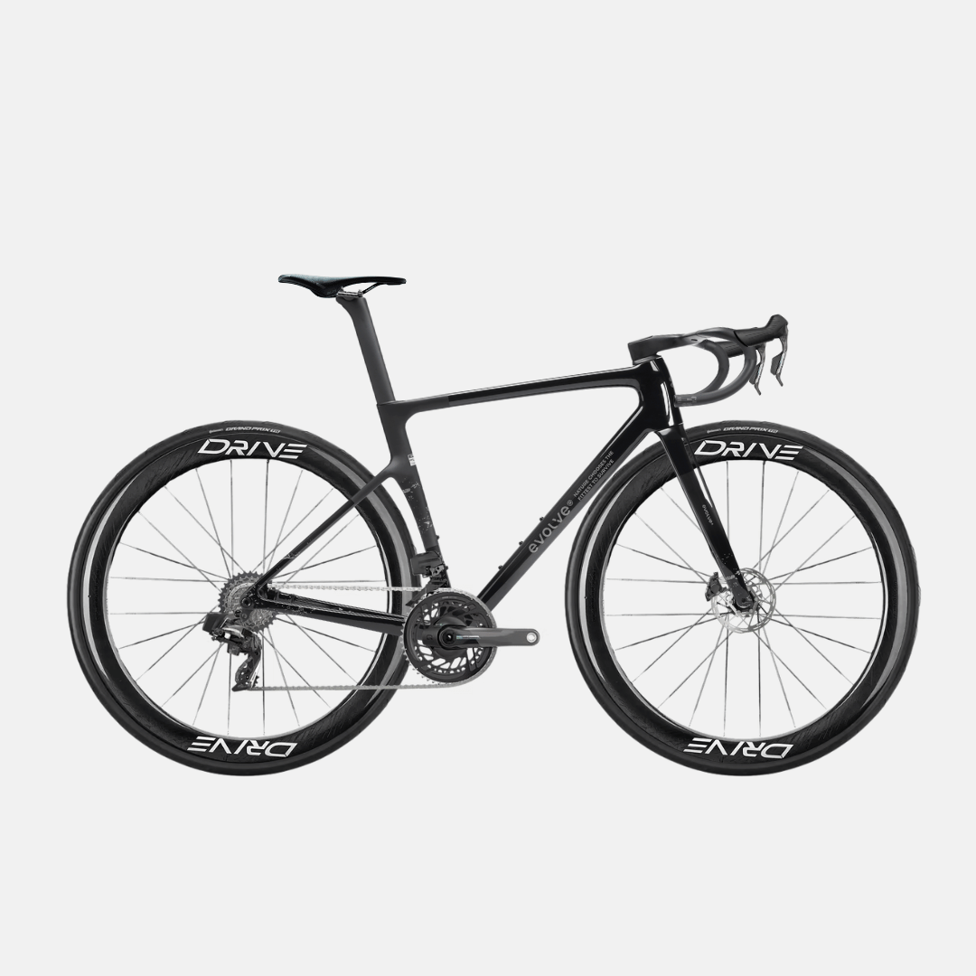 Bicicleta completa carbono evolve sram force negra