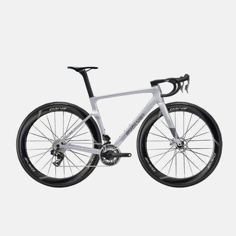 Bicicleta completa carbono evolve sram red blanca