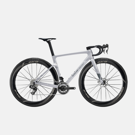 Bicicleta completa carbono evolve sram red blanca