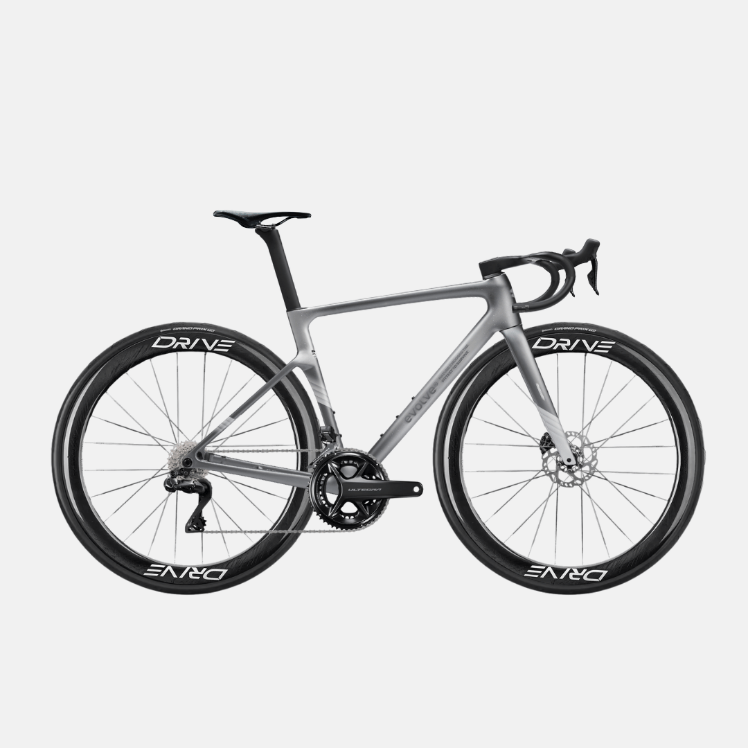Bicicleta completa carbono evolve ultegra gris