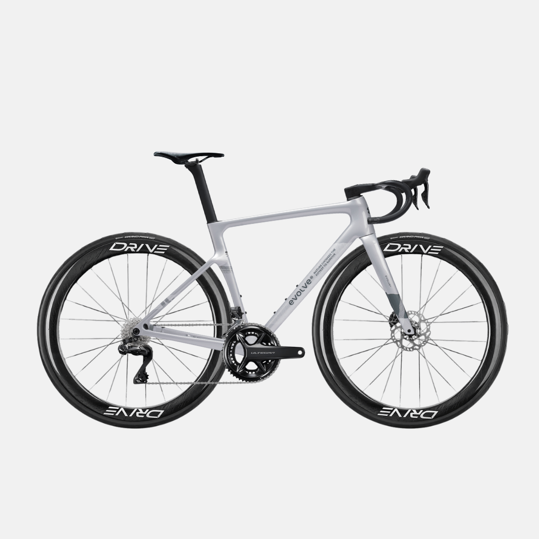 Bicicleta completa carbono evolve ultegra blanca