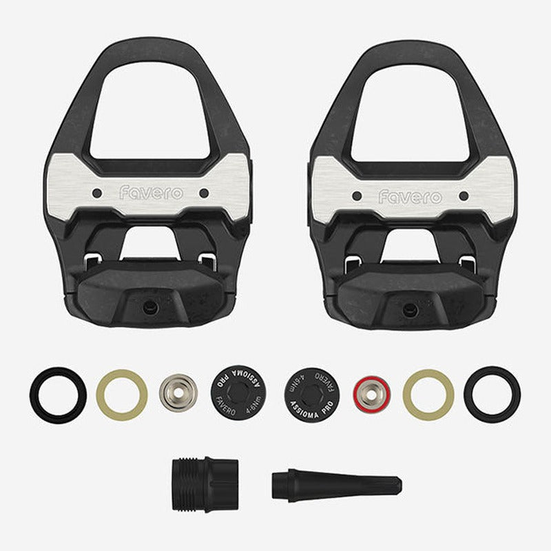 Potenciómetro Favero Assioma Pro RS — Par de Cuerpos de Pedal, vue latérale