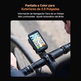 Ciclocomputador iGPSPORT BiNavi AIR, am Rad montiert