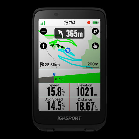 Ciclocomputador iGPSPORT BiNavi, detalle
