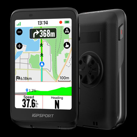 Ciclocomputador iGPSPORT BiNavi, vista frontal