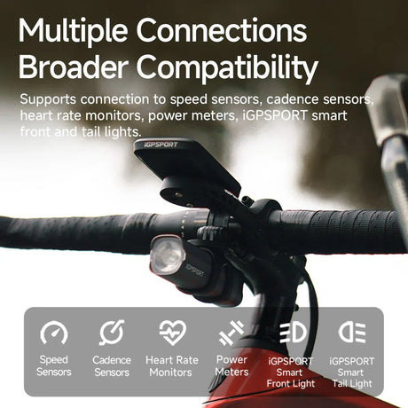Ciclocomputador iGPSPORT BSC100Max, am Rad montiert