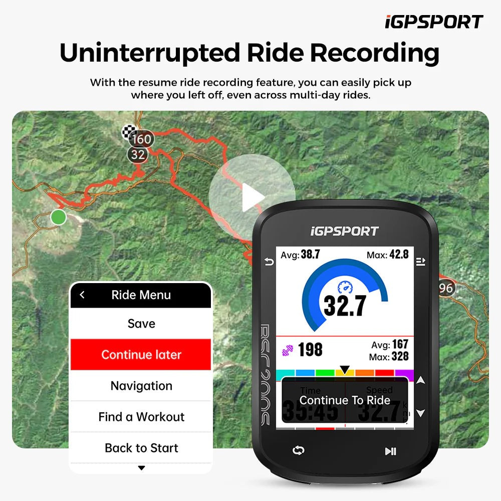 Ciclocomputador iGPSPORT BSC200S, détail