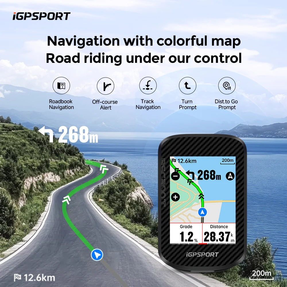 Ciclocomputador iGPSPORT BSC300T, Detail