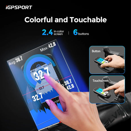 Ciclocomputador iGPSPORT BSC300T, Detail