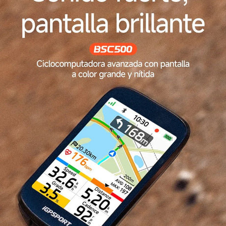 Ciclocomputador iGPSPORT BSC500, detalle