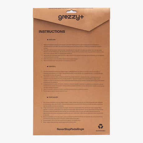 Cuidado de la Bicicleta Kit Protector de Cuadro Transparente E-Bike 25 Piezas, detalle