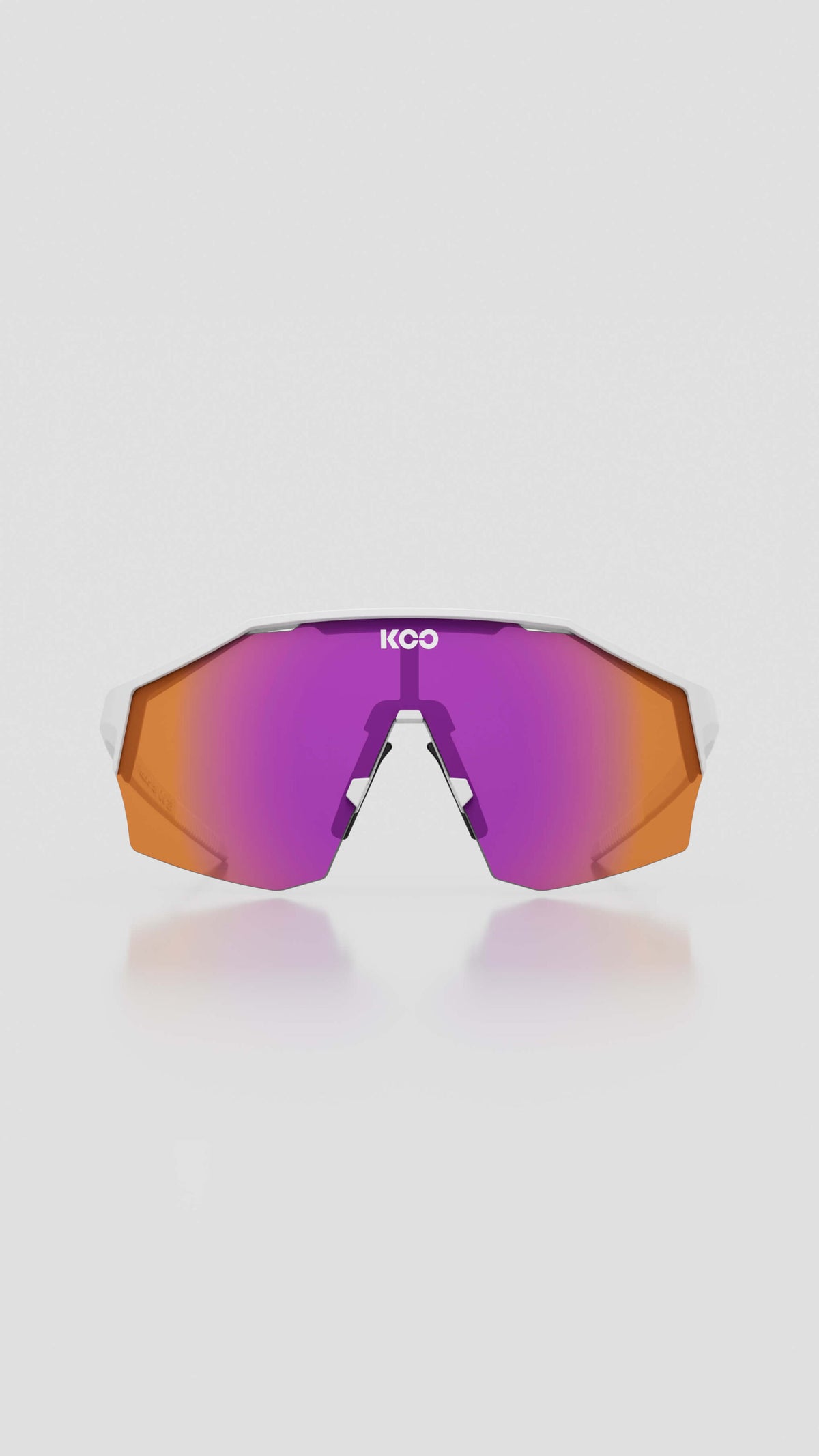 KOO Alibi — White Matt / Photochromic Fuchsia Mirror — imagen 3