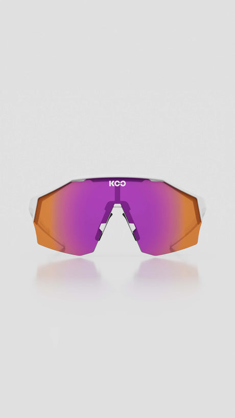 KOO Alibi — White Matt / Photochromic Fuchsia Mirror — imagen 3