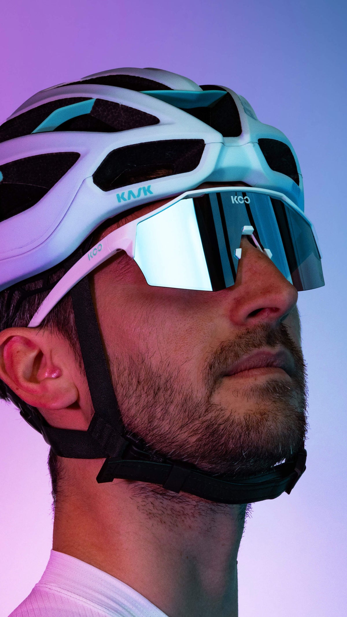 KOO Alibi — Maratona dles Dolomites White Matt / Turquoise Mirror — imagen 2