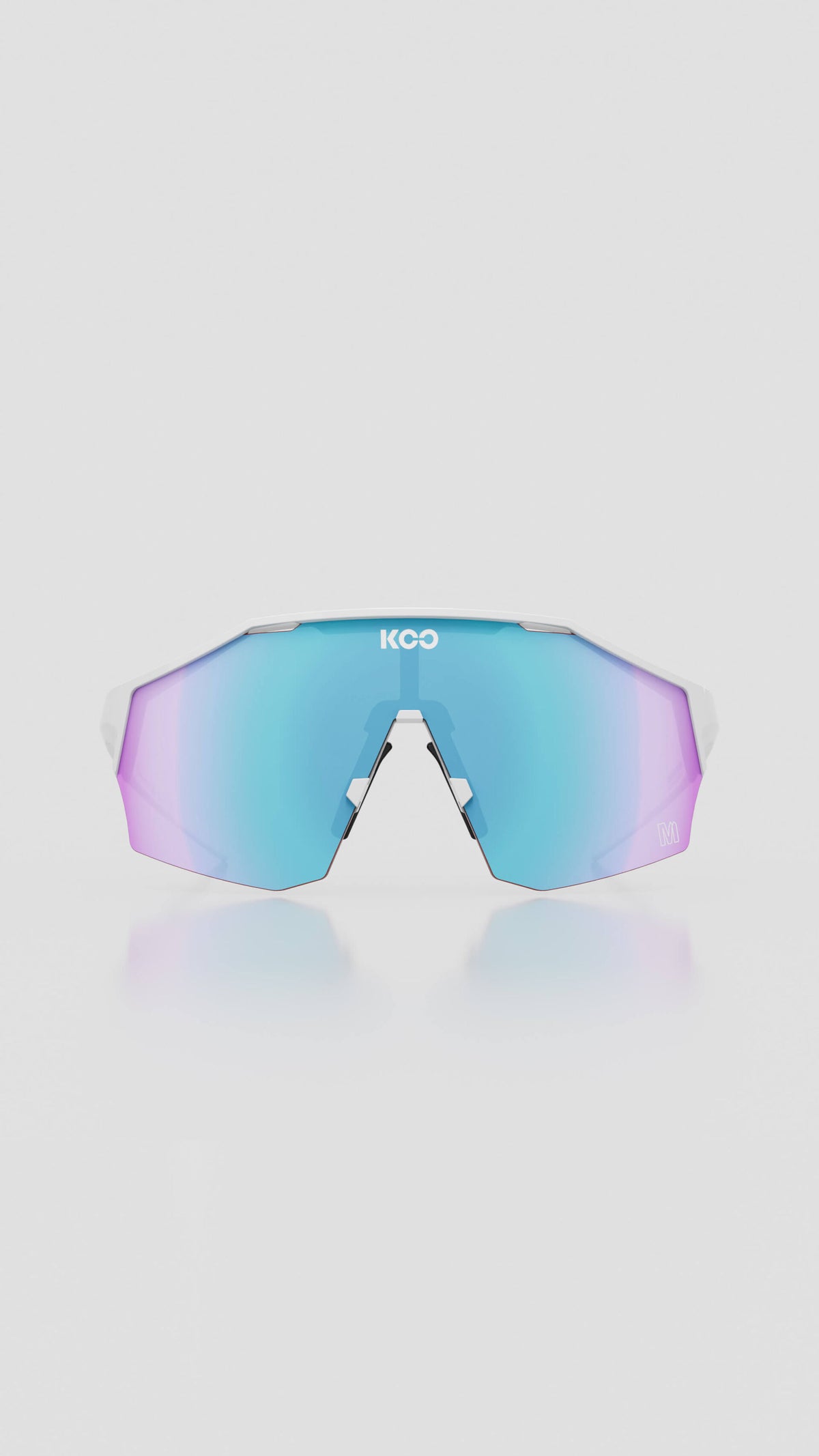 KOO Alibi — Maratona dles Dolomites White Matt / Turquoise Mirror — imagen 3