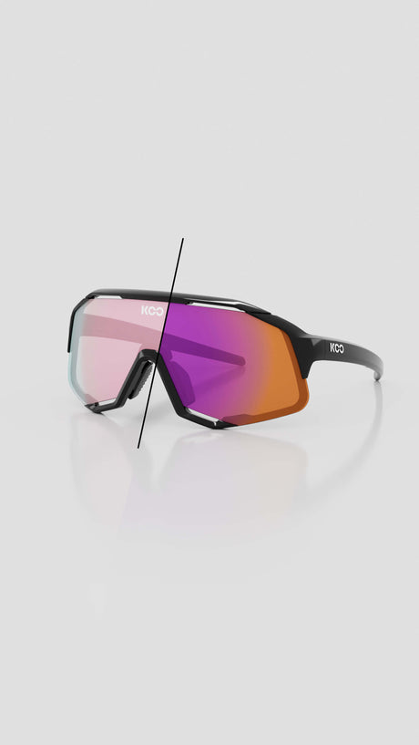 KOO Demos — Black / Photochromic Fuchsia Mirror — imagen 1