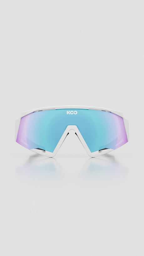 KOO Spectro — White / Photochromic Turquoise Mirror — imagen 3