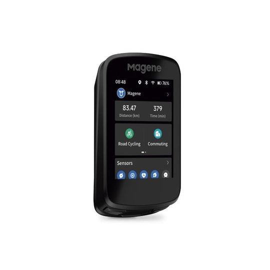 Ciclocomputador Magene GPS C606, vista tres cuartos