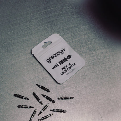 Cuidado de la Bicicleta Obús Black Válvula Presta Pack 10 Uds., detalle